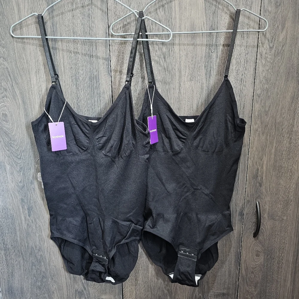 2 Snatched HeyShape Shapewear Bodysuit Size 2XL NWT BLACK Tik Tok Hey Shape